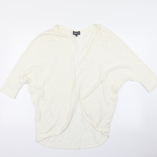 Apricot Womens White   Cardigan Jumper Size 10
