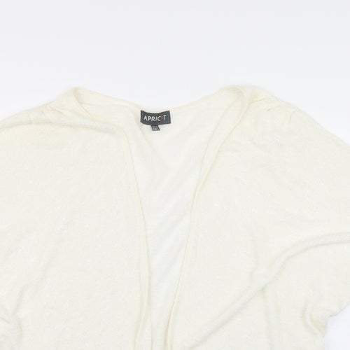 Apricot Womens White   Cardigan Jumper Size 10