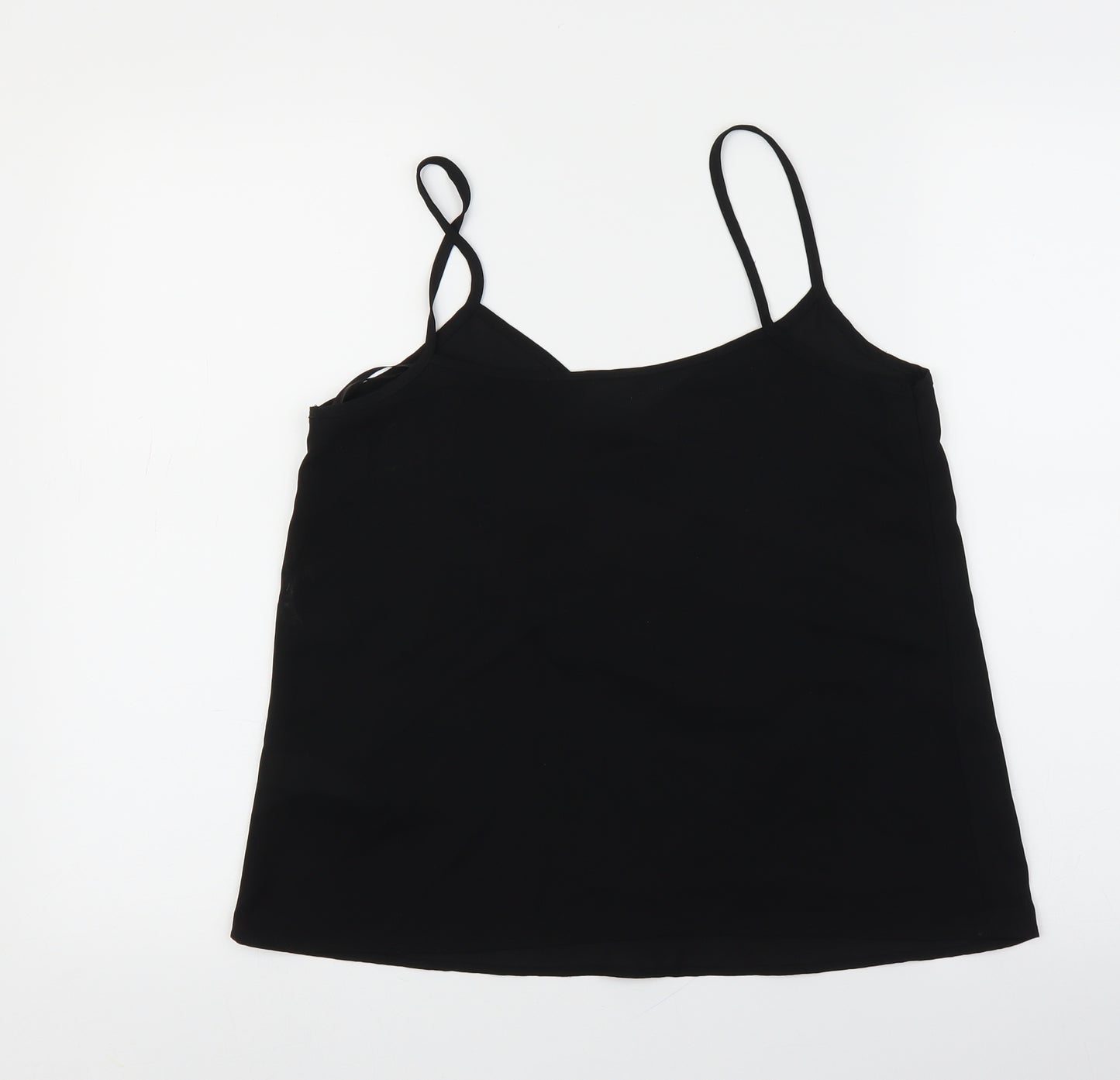 newlook Womens Black  Mesh Basic Blouse Size 10