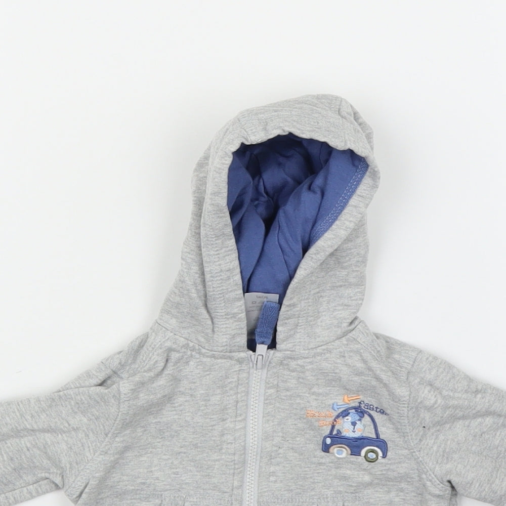 minidub Boys Grey   Jacket  Size 3-6 Months  - car