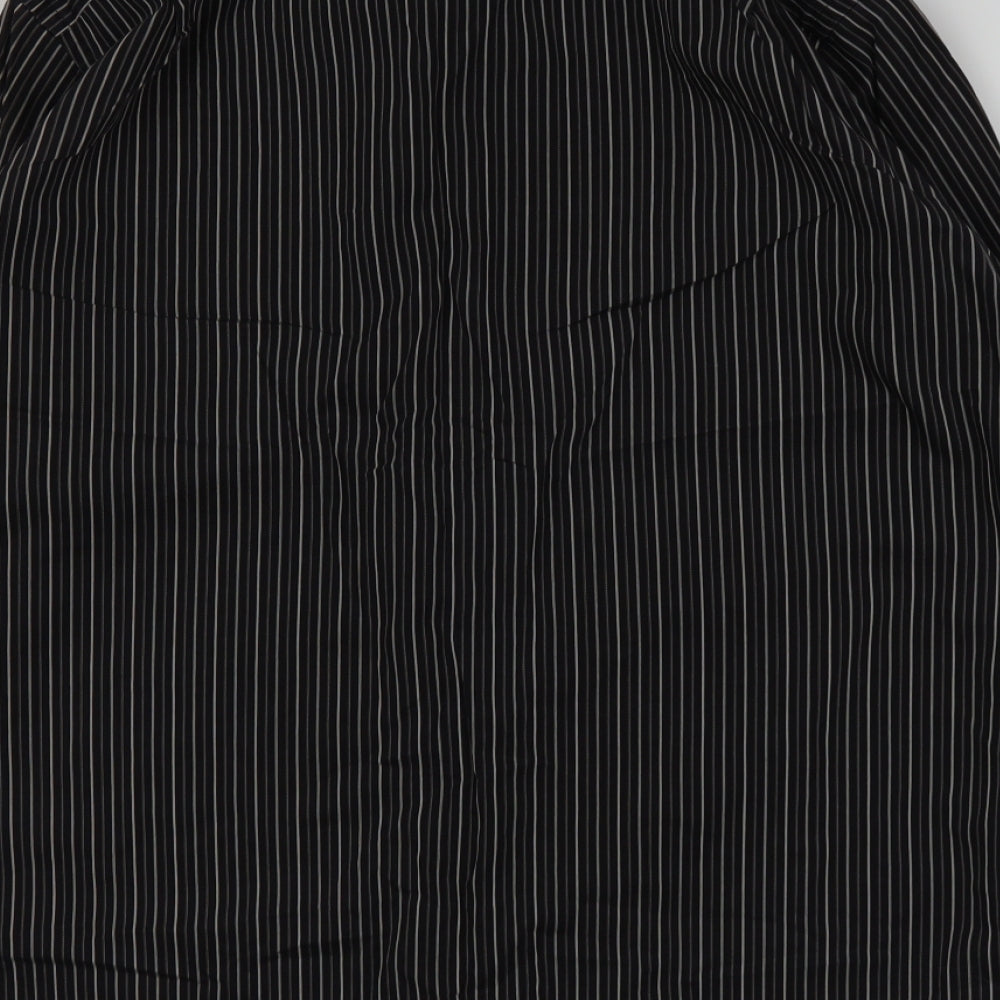 Lacoste Mens Brown Striped   Polo Size 42
