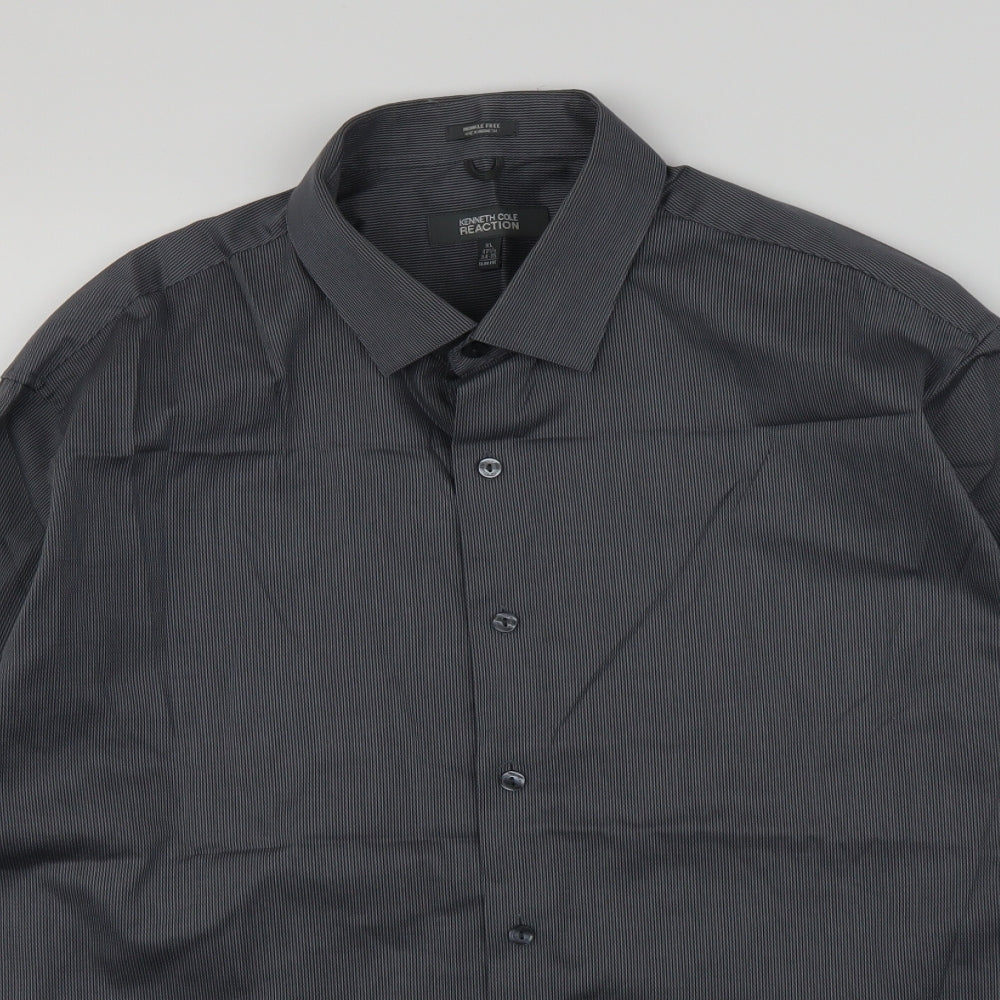 Kenneth Cole Mens Grey    Polo Size XL
