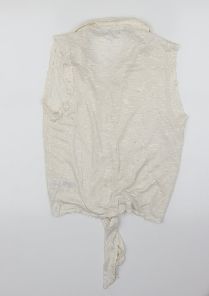 NEWLOOK Womens White   Basic Button-Up Size 10
