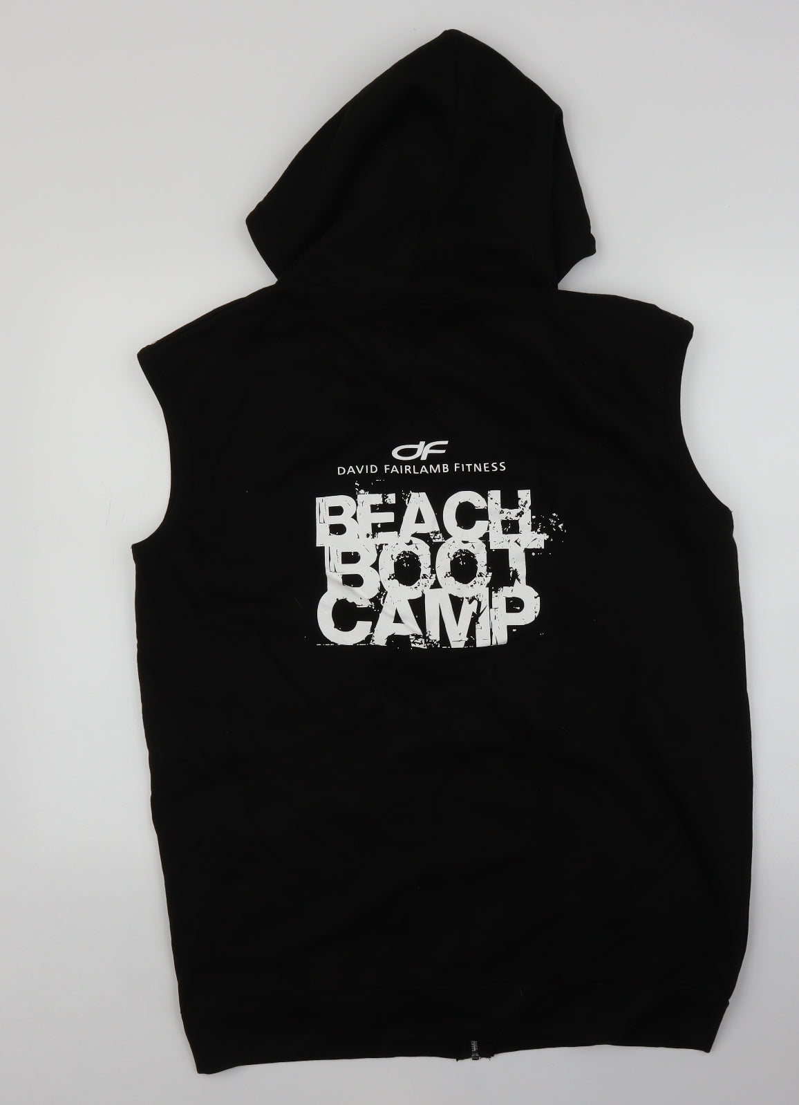Awdis Mens Black   Full Zip Hoodie Size XL  - david fairlamb fitness
