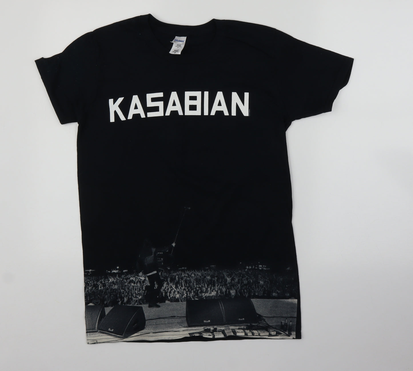 gilan Mens Black    T-Shirt Size S  - kasabian