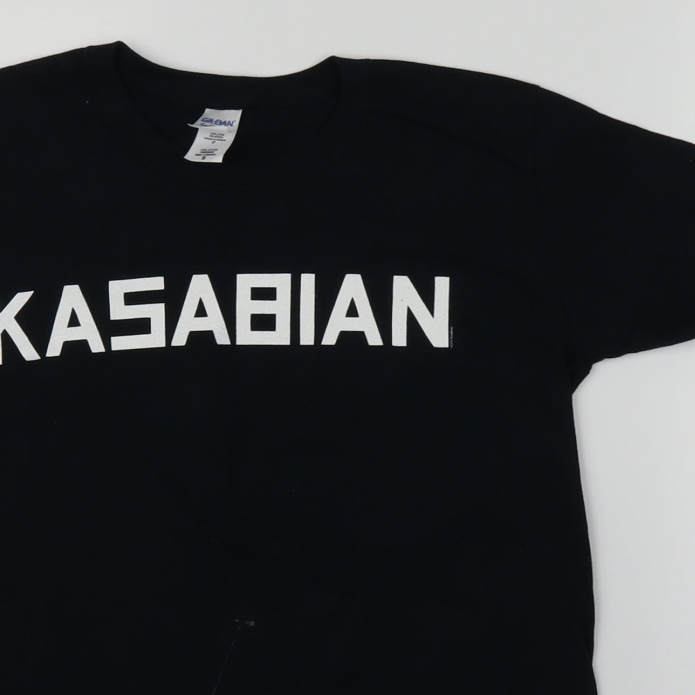 gilan Mens Black    T-Shirt Size S  - kasabian