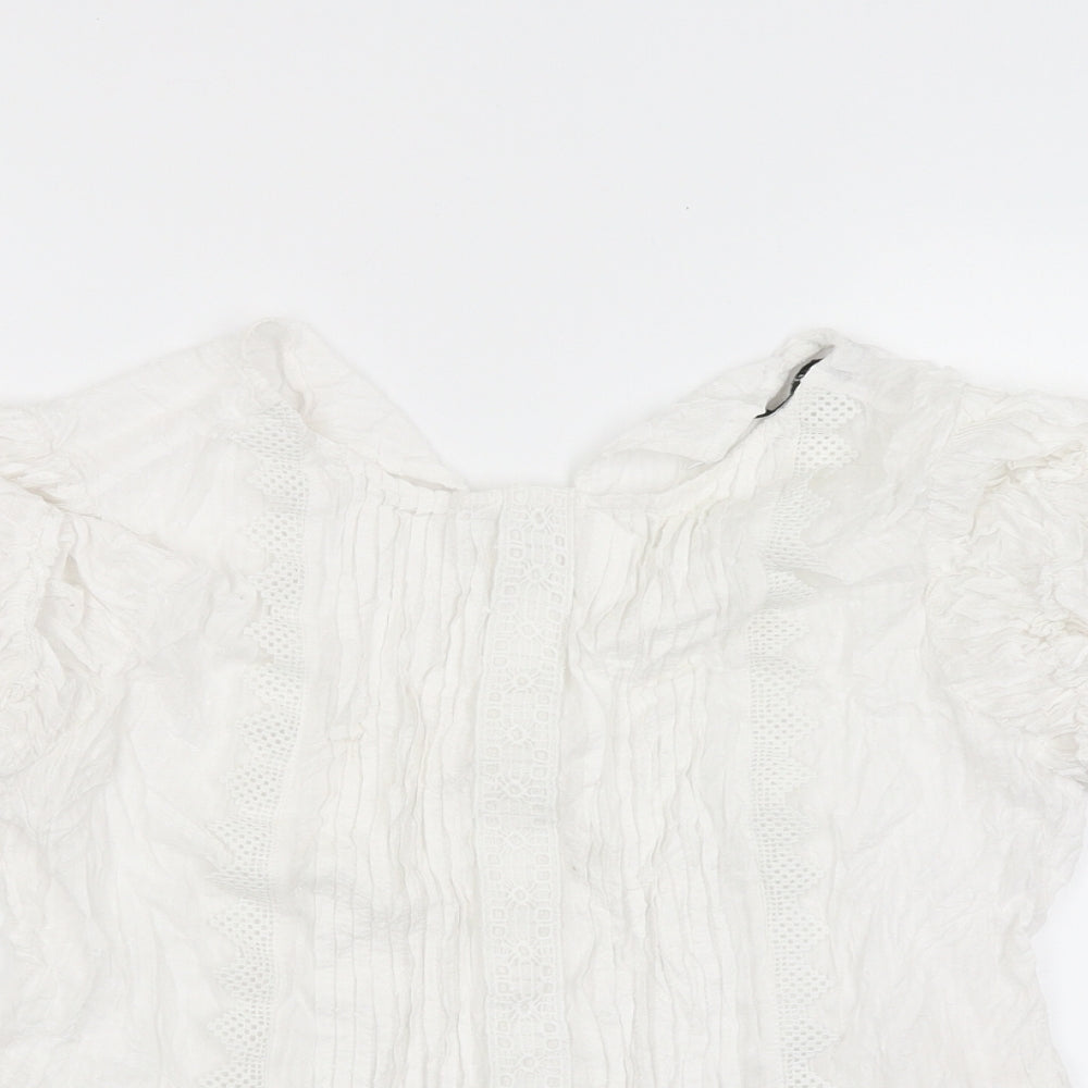 Zara Womens White   Basic Blouse Size S