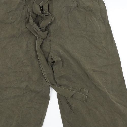 Oliver Bonas Womens Green   Bloomer Trousers Size 14 L22 in