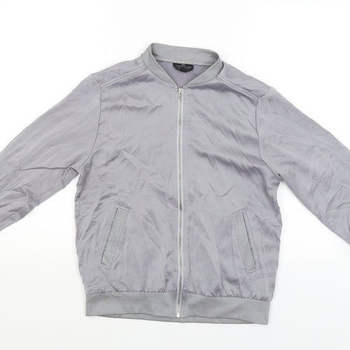 Topshop Womens Grey   Jacket  Size 8