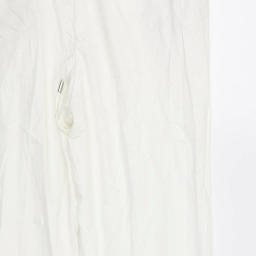 M&S Womens White   Jegging Trousers Size 14 L26 in