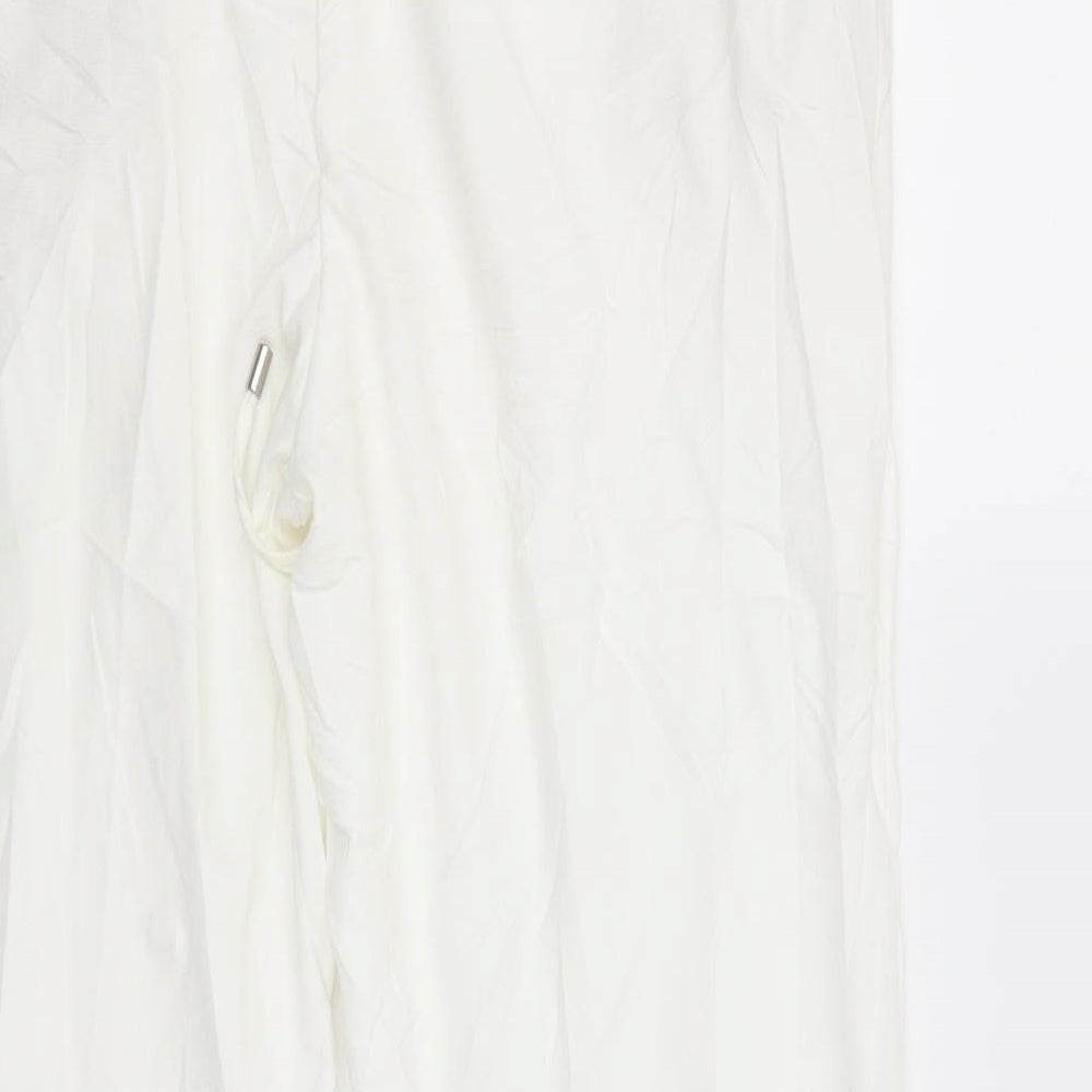 M&S Womens White   Jegging Trousers Size 14 L26 in
