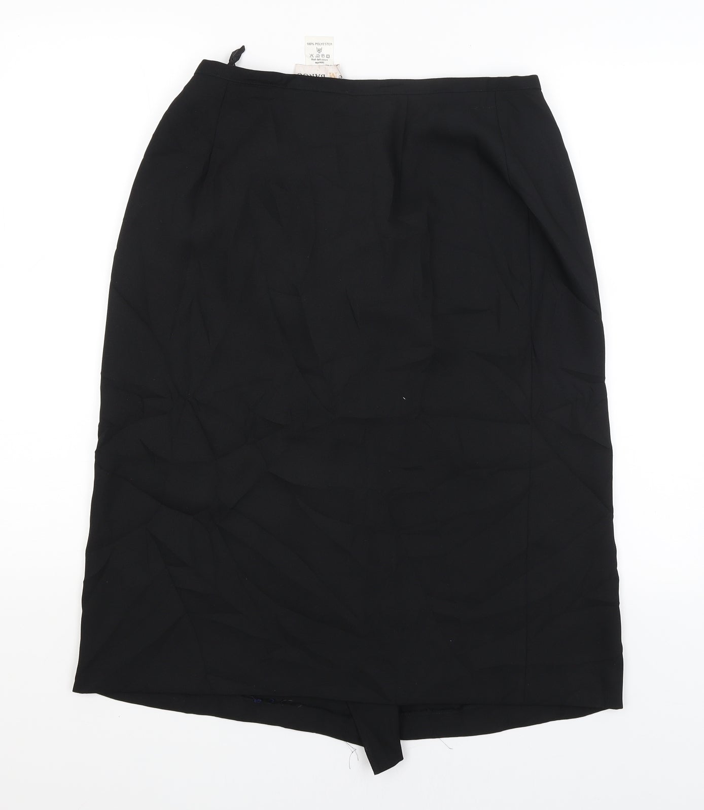 Bargo Womens Black   Straight & Pencil Skirt Size 14
