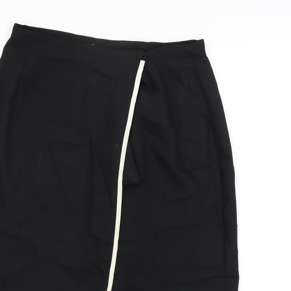 Bargo Womens Black   Straight & Pencil Skirt Size 14