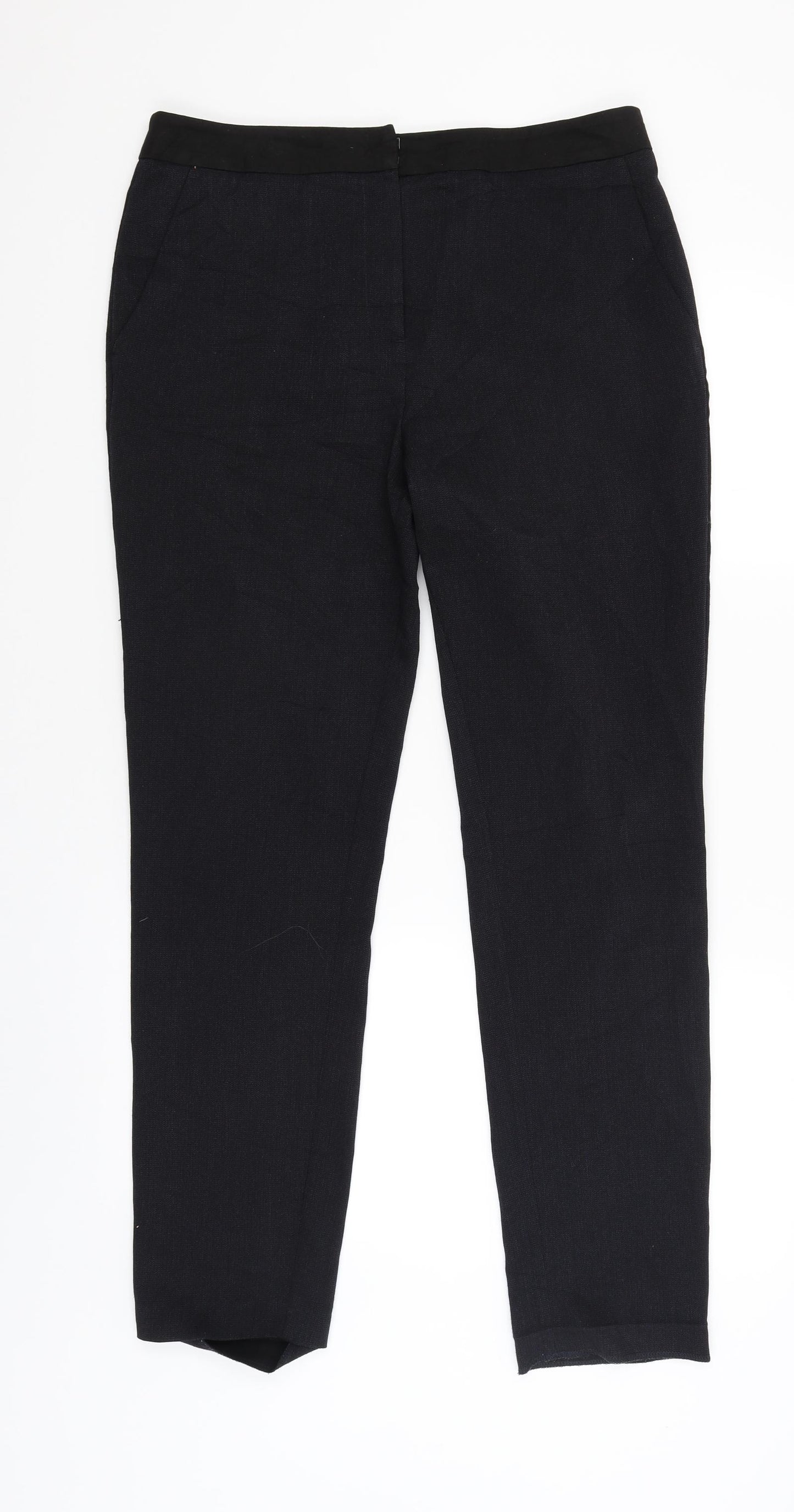 Papaya Womens Blue   Trousers  Size 12 L30 in