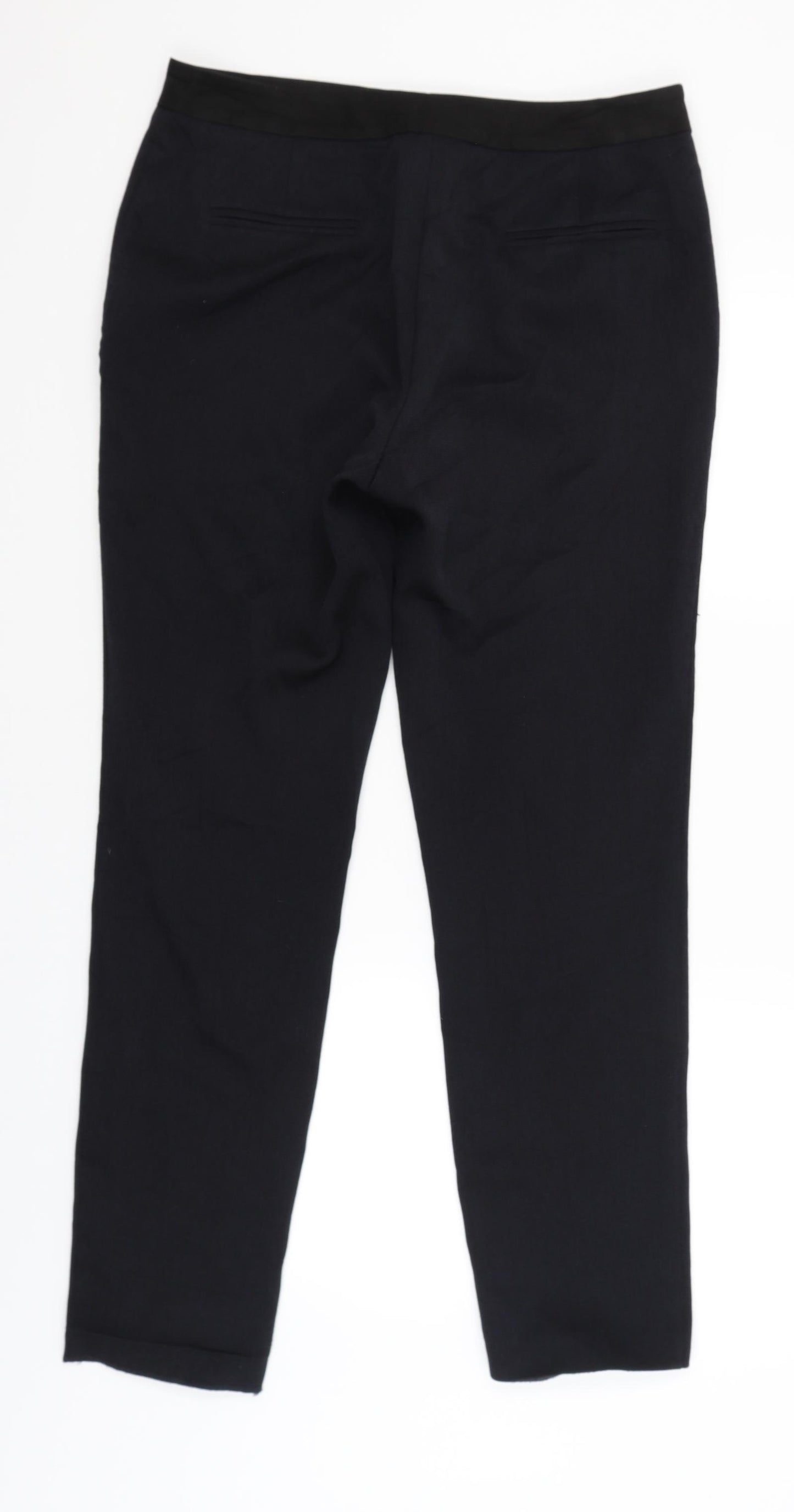 Papaya Womens Blue   Trousers  Size 12 L30 in