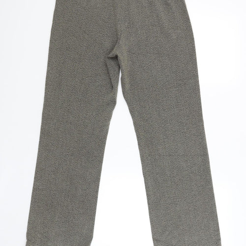 Mia Moda Womens Brown Striped  Capri Trousers Size 10 L30 in