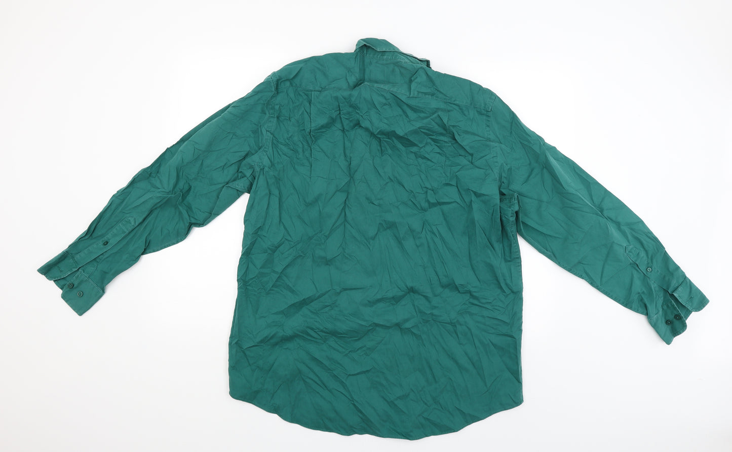 Charles Tyrwhitt Mens Green    Button-Up Size L