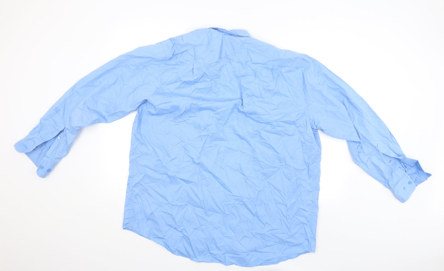 Charles Tyrwhitt Mens Blue    Button-Up Size L