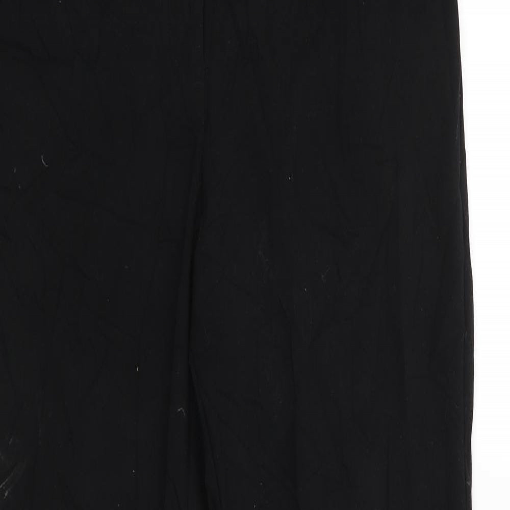 M&S Womens Black   Trousers  Size 10 L29 in