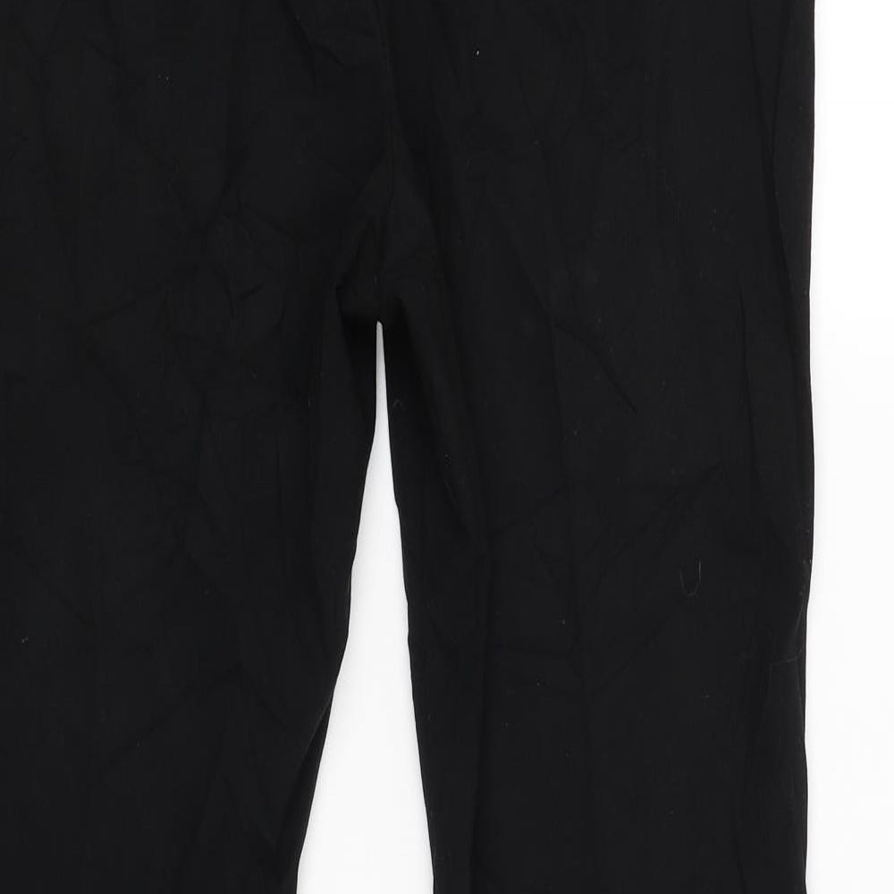 M&S Womens Black   Trousers  Size 10 L29 in