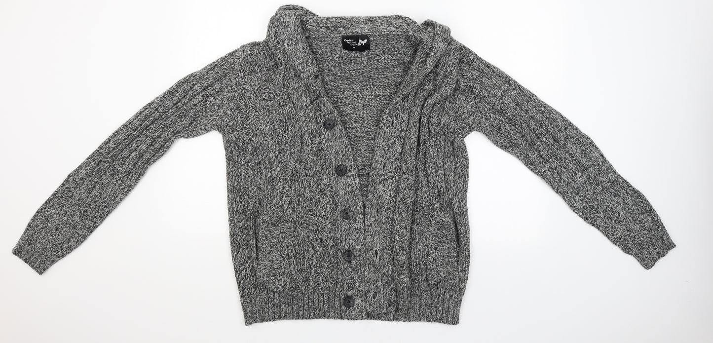 Cedar Wood State Womens Grey   Cardigan Jumper Size M