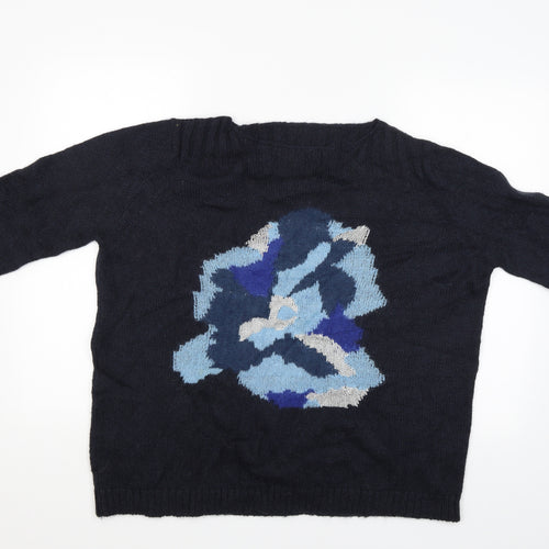 Artigiano Womens Blue   Pullover Jumper Size L