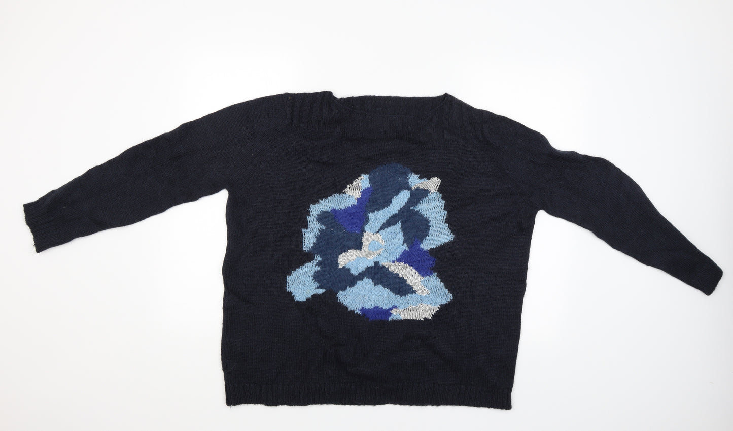 Artigiano Womens Blue   Pullover Jumper Size L