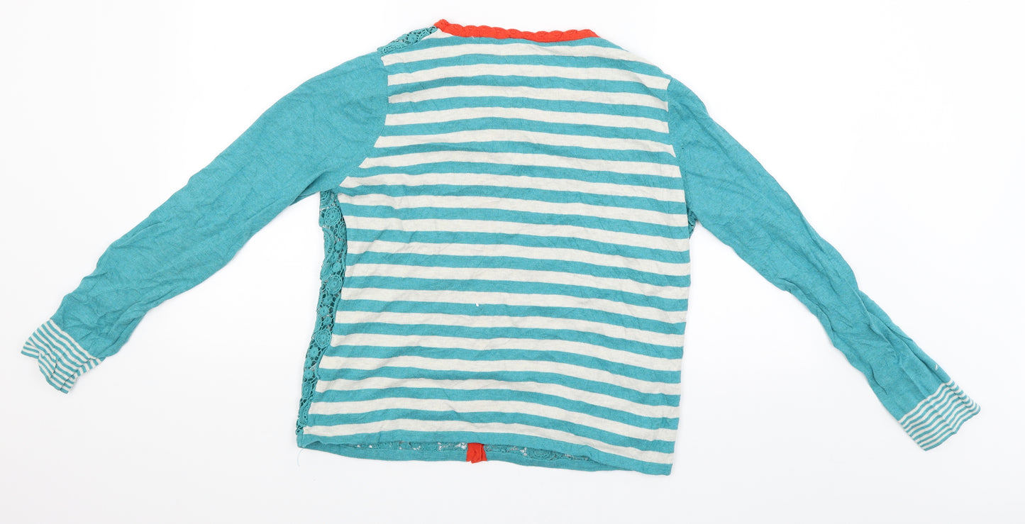 White Stuff Womens Blue   Cardigan Jumper Size 16