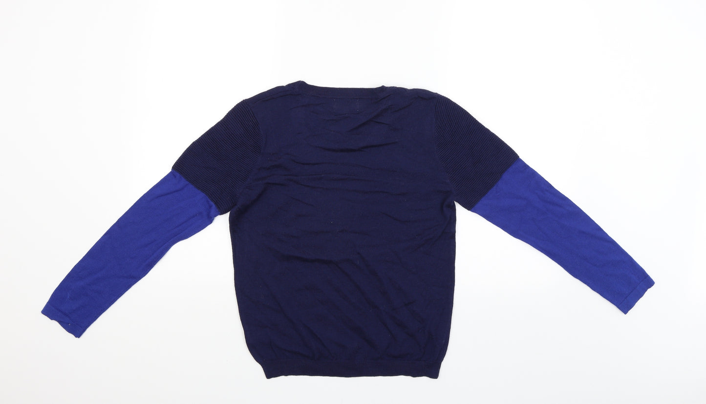 Linea Womens Blue   Pullover Jumper Size M