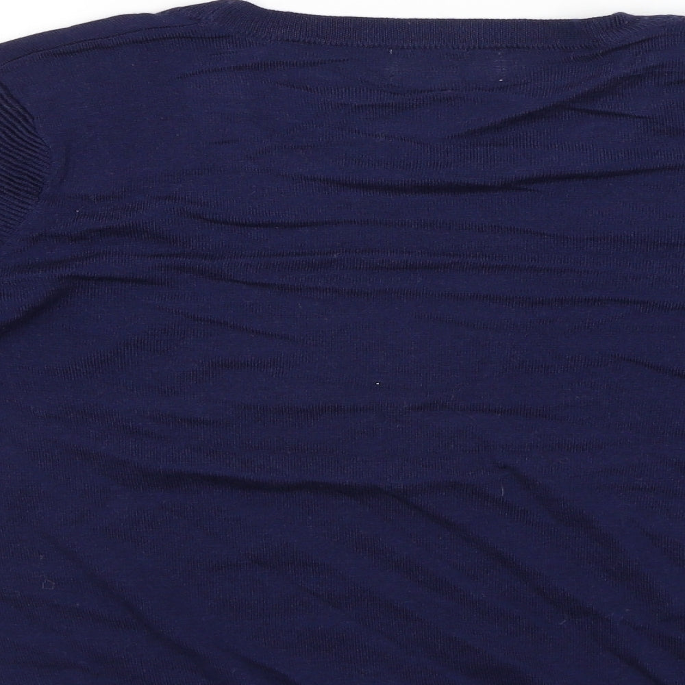 Linea Womens Blue   Pullover Jumper Size M