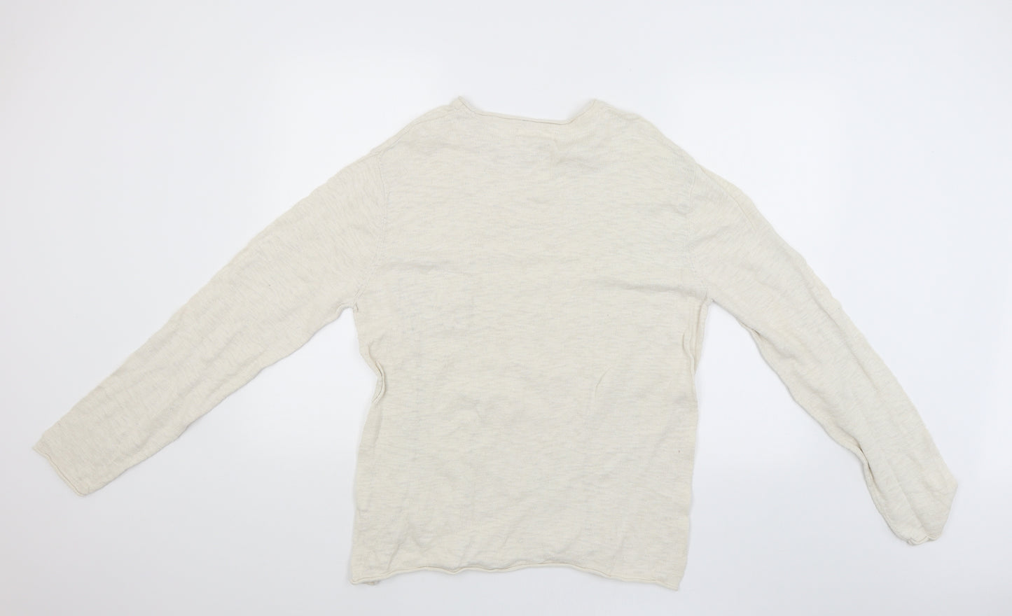 Cedar Wood State Mens Beige   Pullover Jumper Size L