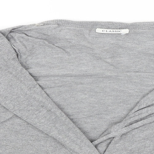 Marks and Spencer Womens Grey   Cardigan Jumper Size 18