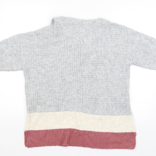 Nutmeg Womens Grey   Pullover Jumper Size 14