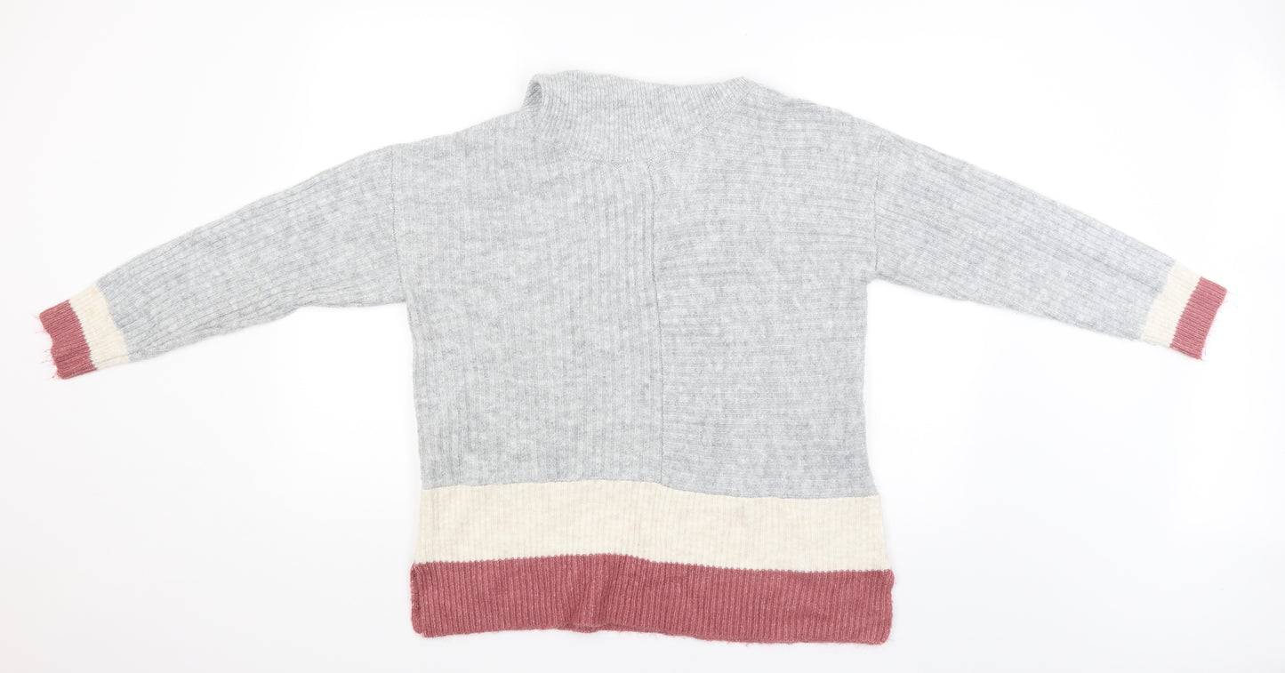 Nutmeg Womens Grey   Pullover Jumper Size 14