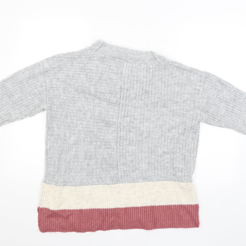 Nutmeg Womens Grey   Pullover Jumper Size 14