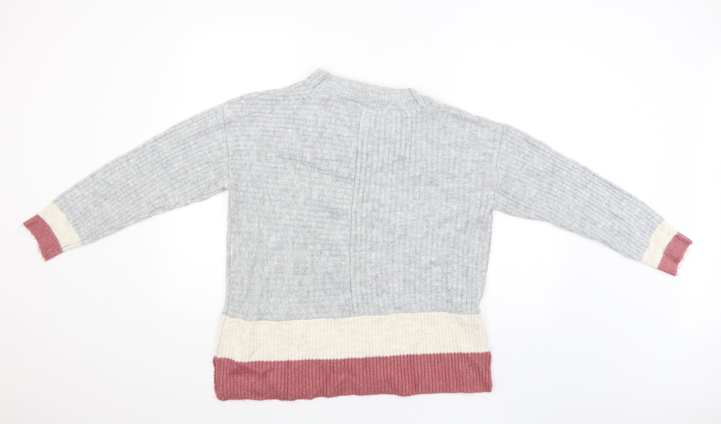Nutmeg Womens Grey   Pullover Jumper Size 14