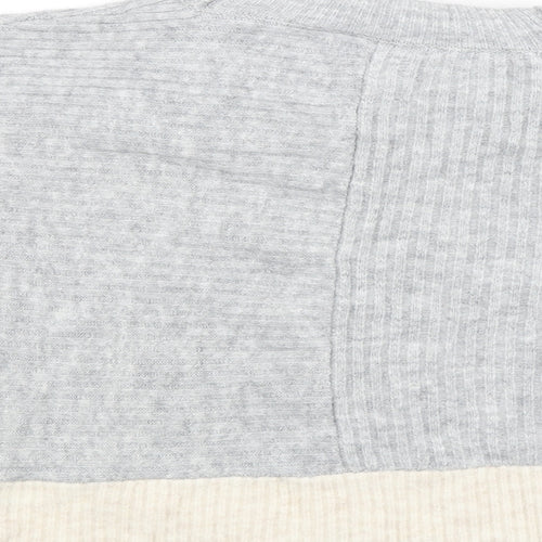 Nutmeg Womens Grey   Pullover Jumper Size 14