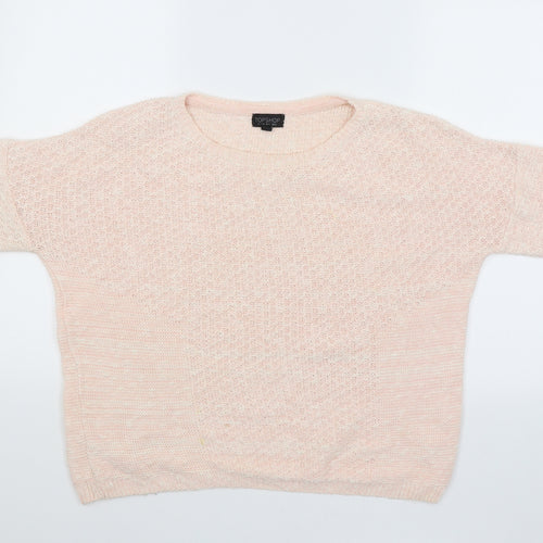Topshop Womens Pink   Pullover Jumper Size 6