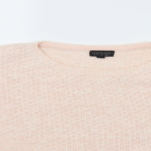 Topshop Womens Pink   Pullover Jumper Size 6