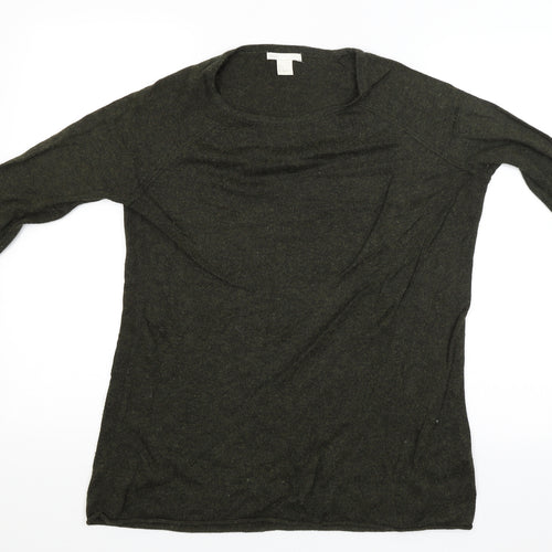H&M Womens Green   Pullover Jumper Size S