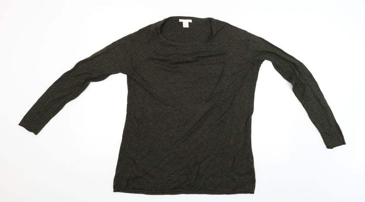 H&M Womens Green   Pullover Jumper Size S