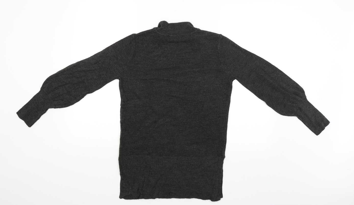 M&S Womens Grey   Pullover Jumper Size S