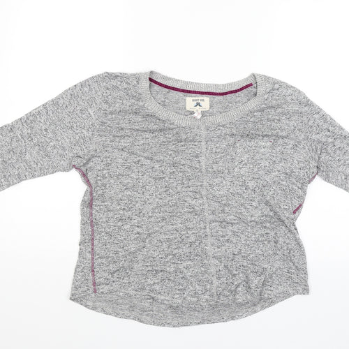 Night Owl Womens Grey   Pullover Jumper Size M