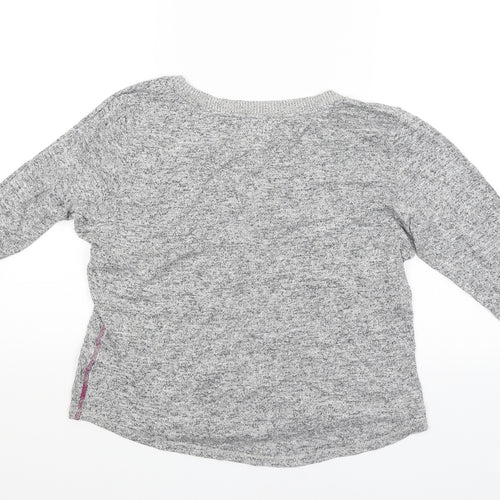 Night Owl Womens Grey   Pullover Jumper Size M