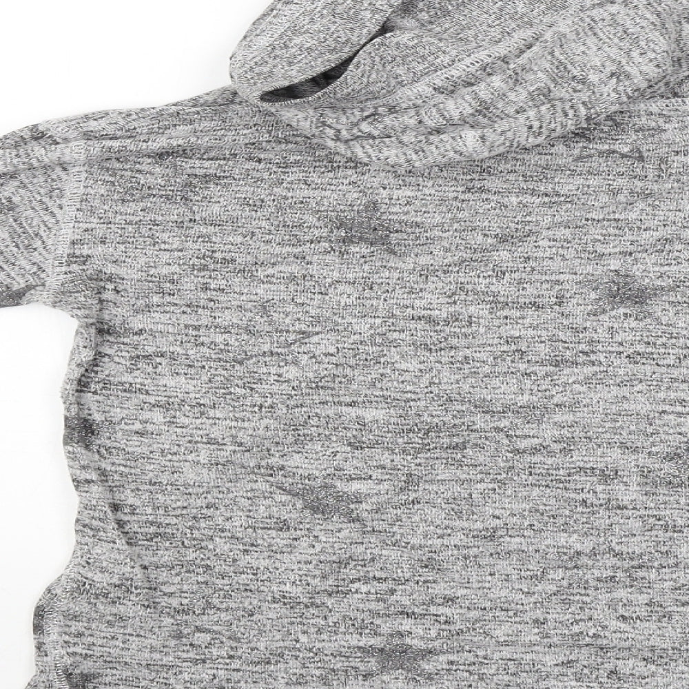 H&M Girls Grey   Pullover Hoodie Size 11-12 Years
