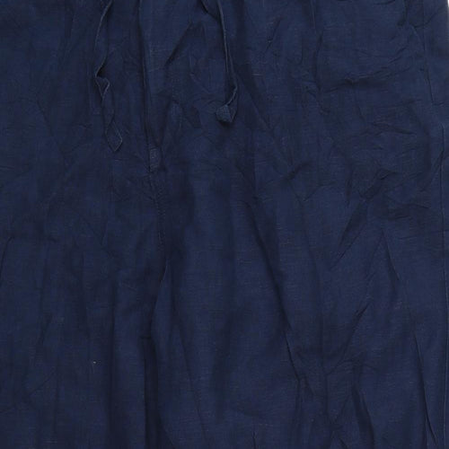 Cubavera Womens Blue   Cropped Trousers Size 38 in L25 in