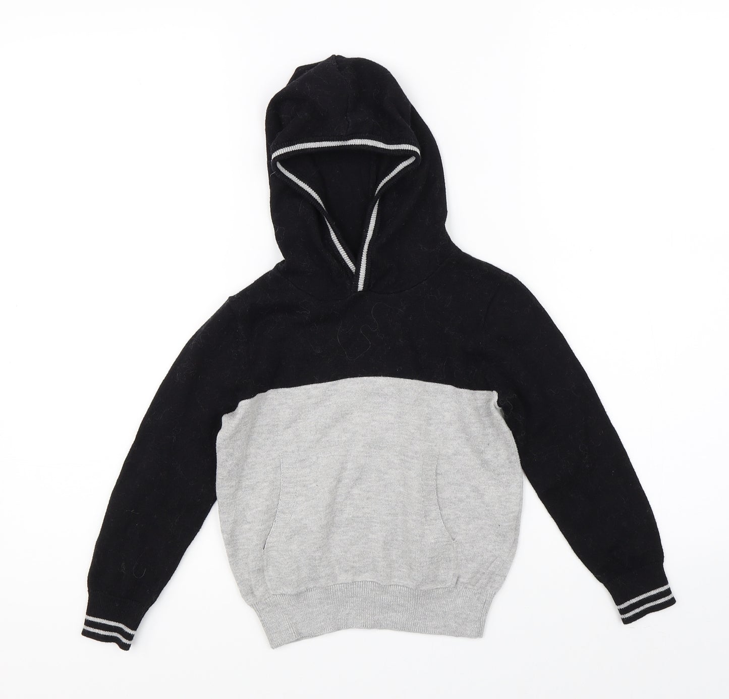 Boys Boys Grey   Pullover Hoodie Size 5 Years