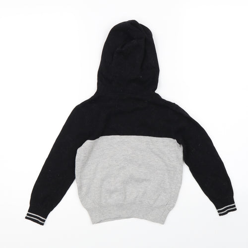 Boys Boys Grey   Pullover Hoodie Size 5 Years