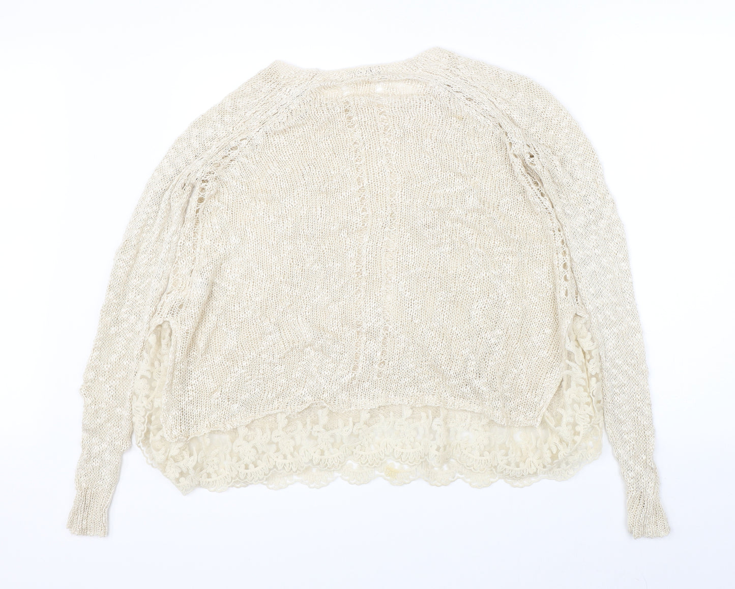 Vouley Vous Womens Beige   Pullover Jumper Size M