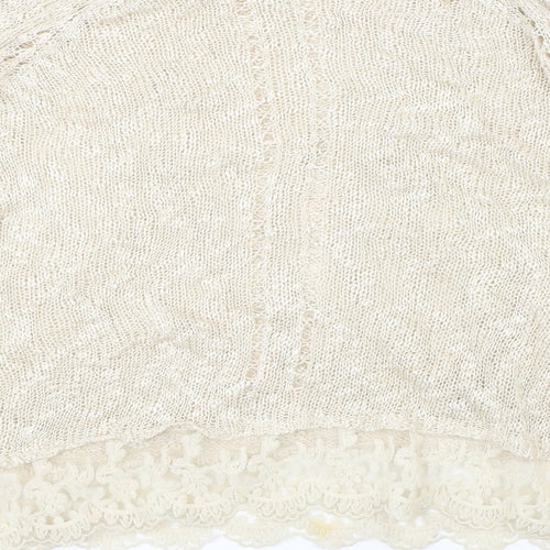 Vouley Vous Womens Beige   Pullover Jumper Size M